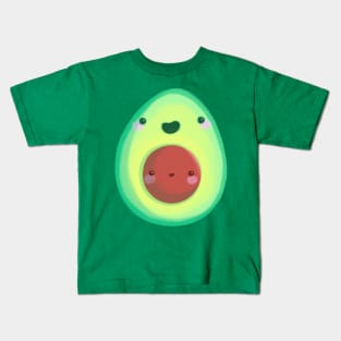 Super Cute Avocado - Kawaii Avocado Kids T-Shirt